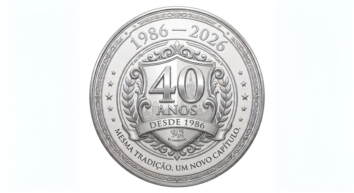 Selo comemorativo Camisetorama — 40 anos, 1986–2026