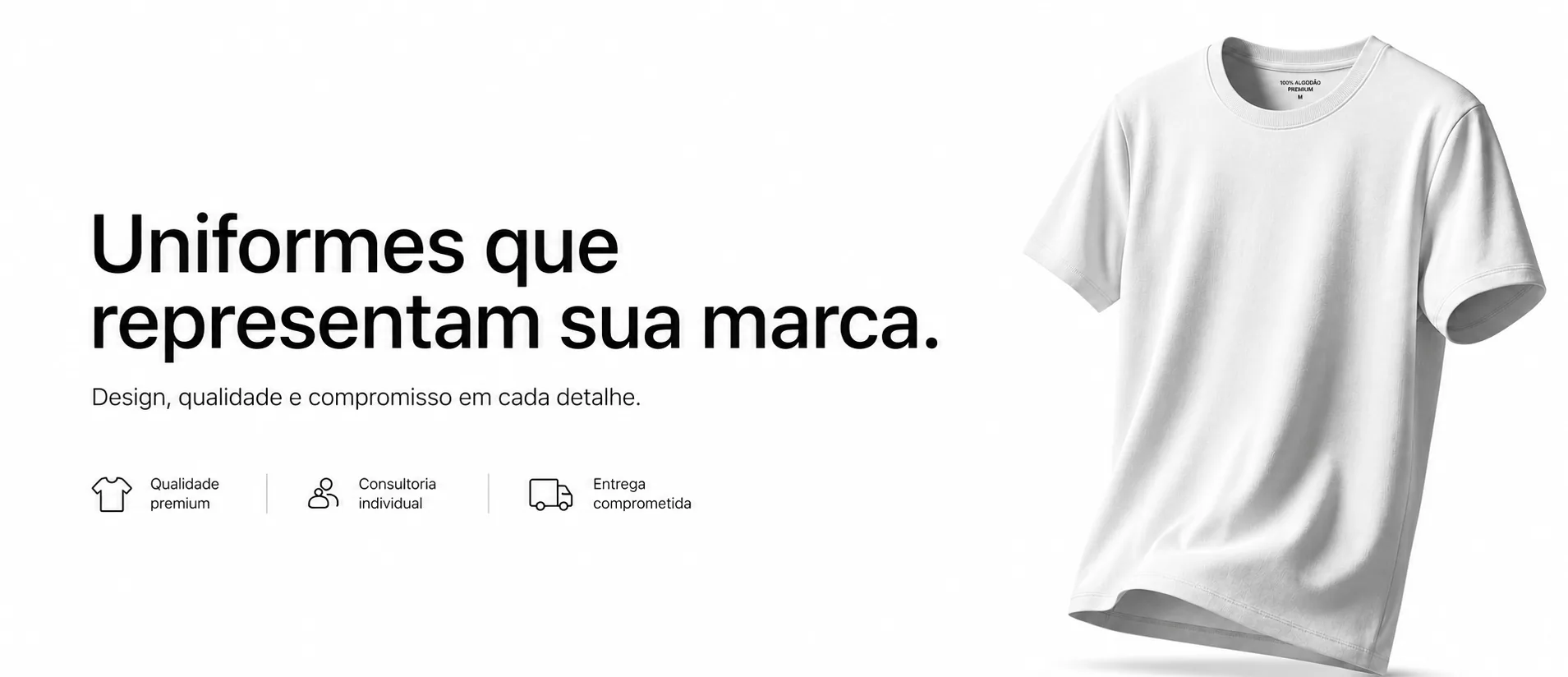 Camisetorama — uniformes que representam sua marca. Design, qualidade e compromisso em cada detalhe.
